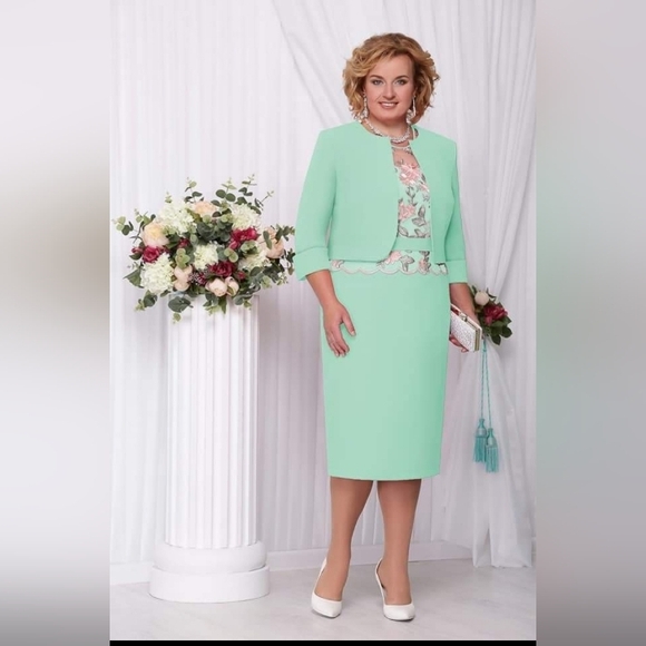 Green Women Dress S961 main image 0